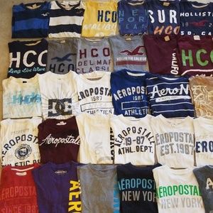 Hollister, Aeropostale, American Eagle Shirts